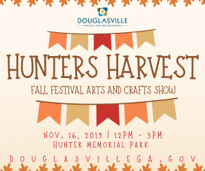 Hunters Harvest Fall Festival and Arts & Crafts Show @ Hunter Park | Douglasville | Georgia | United States