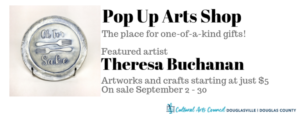 September Pop Up Arts Shop @ Cultural Arts Council Douglasville/Douglas County