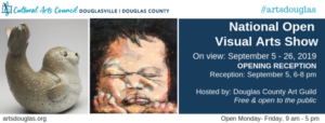 8th Annual NOVAS (National Open Visual Arts) Exhibit Opening Reception @ Cultural Arts Council Douglasville/Douglas County