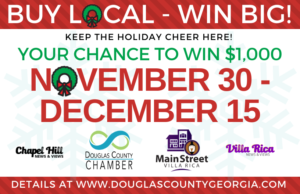 Buy Local, Win Big Holiday Contest @ Douglas County Chamber | Douglasville | Georgia | United States
