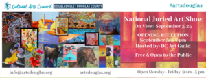 National Juried Art Show 2020 @ Cultural Arts Center of Douglasville/Douglas County | Douglasville | Georgia | United States