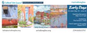 "Early Days" Exhibit Reception @ Cultural Arts Center of Douglasville, GA. 30134 | Powder Springs | Georgia | United States