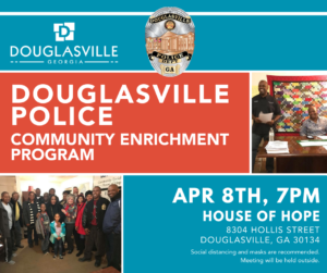 DPD Community Enrichment Meeting @ House of Hope | Douglasville | Georgia | United States