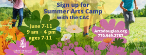 Summer Arts Camp with the CAC @ Hunter Park | Douglasville | Georgia | United States