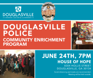 DPD Community Enrichment Meeting @ House of Hope | Douglasville | Georgia | United States