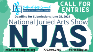 Due date for National Juried Arts Show Submissions @ Cultural Arts Center of Douglasville, GA. 30134 | Douglasville | Georgia | United States