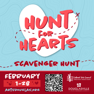 "Hunt for Hearts" Scavenger Hunt @ Cultural Arts Center of Douglasville | Douglas County | Douglasville | Georgia | United States