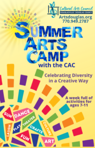 Summer Arts Camp with the CAC @ Hunter Park | Douglasville | Georgia | United States