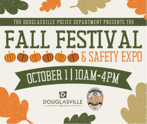 Douglasville PD Fall Festival and Safety Expo @ Douglasville Police Department | Douglasville | Georgia | United States