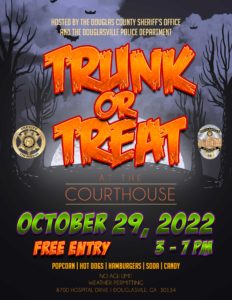Trunk or Treat at the Courthouse @ Douglas County Courthouse | Douglasville | Georgia | United States