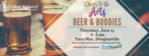 Cheers to the Arts - Beers & Buddies @ Taco Mac Douglasville | Douglasville | Georgia | United States