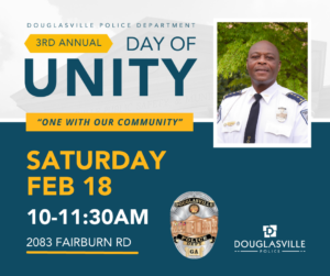 Douglasville Police Department 3rd Annual Day of Unity @ Douglasville Police Department | Douglasville | Georgia | United States