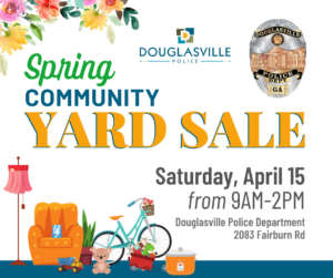 DPD Spring Community Yard Sale @ Douglasville Police Department | Douglasville | Georgia | United States
