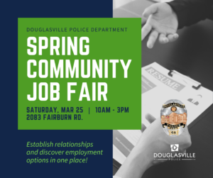 Community Job Fair @ Douglasville Police Department | Douglasville | Georgia | United States