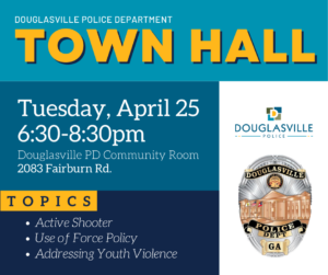 DPD Town Hall @ Douglasville Police Department Community Room | Douglasville | Georgia | United States