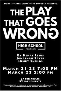 The Play That Goes Wrong presented by Douglas County High School @ Mashburn Theatre | Douglasville | Georgia | United States